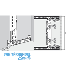 ACCURIDE 1432 Beschlgegrt., Lnge 506 mm, Stahl schwarz chromatiert