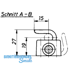 HEKNA ULTRA SYSTEM 24 Drehstangenschloss Dornma 30 mm, Zamak