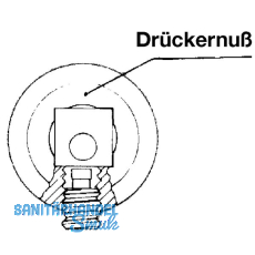 Drckerstift mit Achsialbohrung, 8, 5 x 155 mm, Stahl verzinkt