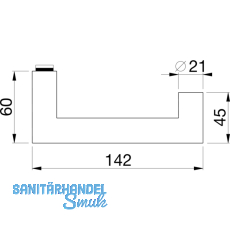 ECO Drckerlochteil D 330 - VK 9 mm, FS, Edelstahl rostfrei