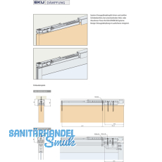 Dmpfung EKU DIVIDO 80, Kunststoff grau