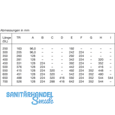 ACCURIDE 2132 Kugelkfigfhrung - Teilauszug, Schienenlnge 600 mm