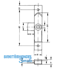 Einreiber mit federnder Zunge, Stahl verzinkt
