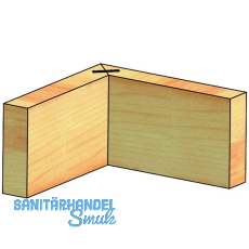 LAMELL Fixo Einschlaglamelle, E20-H, 23x28mm, Strke 4, VPE 80, KS schwarz