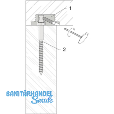 KSV Universalverbinder Halter GR.1; 40x26mm; Aluminium