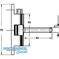Fensterband 2006, Rolle 13 x 45 mm, Stahl verzinkt