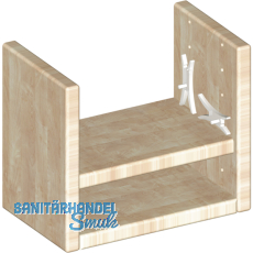 Fachbodenklemme, Bohr  5 mm, Kunststoff natur, VPE 1000 ST