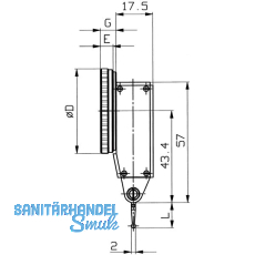 KFER Fhlhebelmessgert K 30 Messbereich 0,8 mm Ablesung 0,01 mm