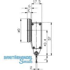 KFER Fhlhebelmessgert K 33 Messbereich 0,5 mm Ablesung 0,01 mm