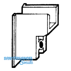 GU-937/934 HS Fhrung Nr. 1 - P1786, Kunststoff schwarz