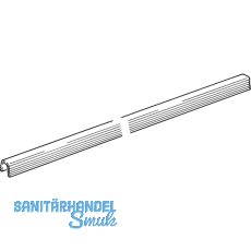 HAWA CLIPO Fhrungsschiene, Kunststoff anthrazit, L - 2500mm