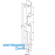 Flachschlieblech HZ offen, 54A35-01, Edelstahl