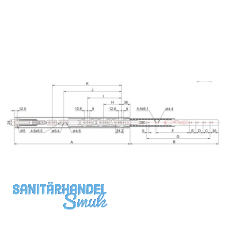 Fhrungssystem L46199 Kugel-Vollauszug m. integr. Dmpfung; 300mm; 40kg