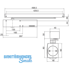 Gleitschiene E-BG, silber