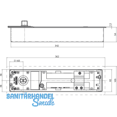 Bodentrschlieer GEZE TS 550 NV, EN 3-6 mit Feststellung 80-165
