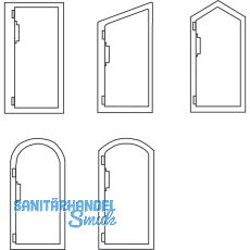 Falztrschlieer GU FTS 24 fr Innentren, 140 kg