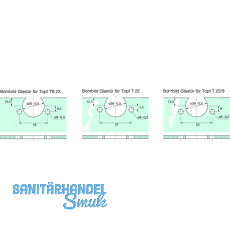 HETTICH Selekta Pro 2000 Glastr-Zierkappe, Topfart T22, Prz.-Zinkdruckg.vern.