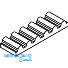 Synchronbeschlag HAWA-Symmetrie 80/Z, Flgelb. 500-1200 mm f. 2-flg.Schiebetren