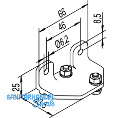 Wandbefestigungswinkel HELM 150