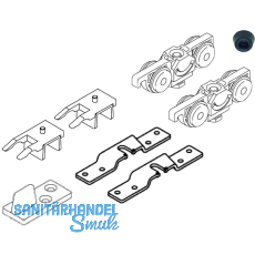 Beschlagset HELM 73, ohne Laufschiene