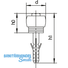 Fhrungsrolle HELM 559 D, Kunststoff wei