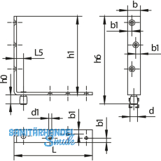 Fhrungsrolle HELM 349, Stahl gelb passiviert
