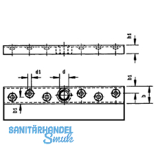 Anschraubflansche HELM 393, Stahl gelb passiviert