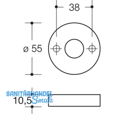 HEWI Drckergt. 111.23 R - auf Ros. WC, TS38 - 48, lichtgrau