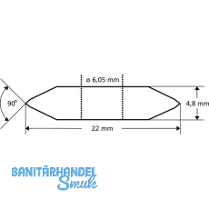 KAUFMANN HM Ersatzschneidrad zu Fliesenschneidmaschine Topline