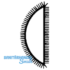 BLU-DAN Halbrundfeile 1/2-schlicht 150 mm