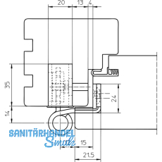 Trband Baka Protect 4010 3D m. Stiftsich. 1 Satz= 3 Stk. Stahl verzinkt silber
