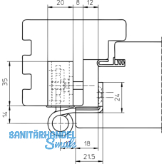 Trband BAKA Protect 4010 3D FD o. Stiftsich. 1 Satz= 3 Stk. Edelstahl