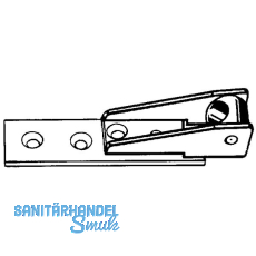 Dbelplatte HAUTAU fr Stangenfhrung Nr. 1, Stahl verzinkt (OL 35656)