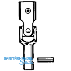 Kreuzgelenk HAUTAU FL 190 10/16, Stahl verzinkt Kreuzgelenk HAUTAU FL 190 10/16, Stahl verzinkt