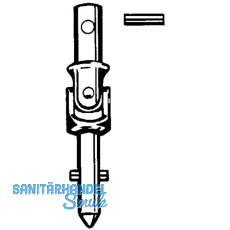 Kreuzgelenk HAUTAU FL 190 8/10, Stahl verzinkt Kreuzgelenk HAUTAU FL 190 8/10, Stahl verzinkt