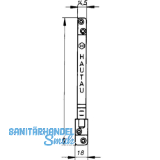 Spindelgetriebe HAUTAU 200 A, Stahl verzinkt