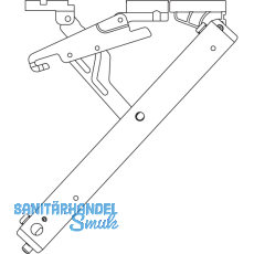 ffnerscheren FL190 mit Flgelbock 25 mm, Aluminium silber eloxiert