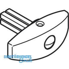 Bodenhlsen mit Deckel, Stahl verchromt