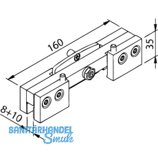Rollapparat HELM GT-L 80 Glasstrke 8 - 10 mm