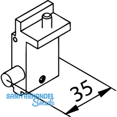 Stopper HELM GT-L 80 fr Einzugsdmpfung, links