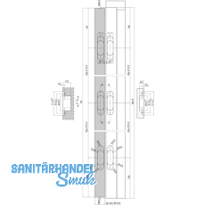 Trband K6700, universal, Zamak verchromt matt