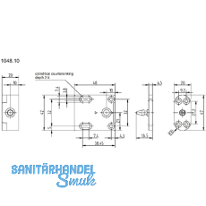 Kompaktverriegelung 1048.10 aufdrckend, 12/24 Volt