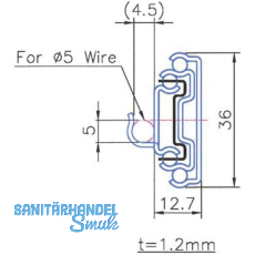GEO II Kugelkfigfhrung Vollauszug, Schienenlnge 450mm