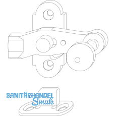 Ladenverschluss Rustico fr Ausstellladen, schwarz (14120)