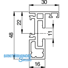 Zargenprofil 41AL-Basis-D