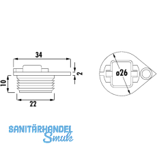 Dreh- und Laufmechanismus Rolly-Kit, Tragkraft 100 kg, Kunststoff schwarz