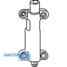 Ladenendverschluss Rustico mit Stangenausschluss, rechts schlieend (14132)