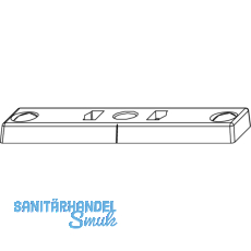 Schlieteil f. ffnungsbegrenzung, Falz 4 mm, Zinkdruckgu silberfrbig (55988)