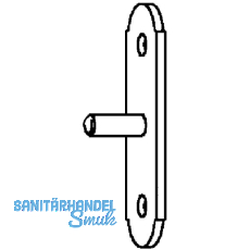 Sttzplatte Rustico fr Ladenhalter, schwarz (57054)
