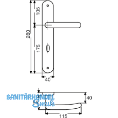 MARCHESI SH-Drckergt. ALT-WIEN - auf LS PZ88, TS-80, oK. Mess. poliert